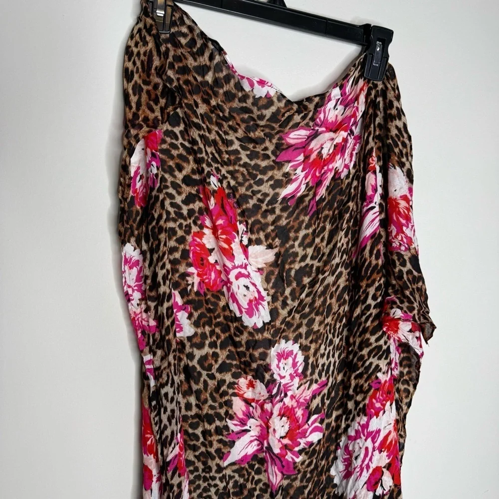 Victoria's Secret Sarong Swim Beach Cover-Up in an animal and floral print